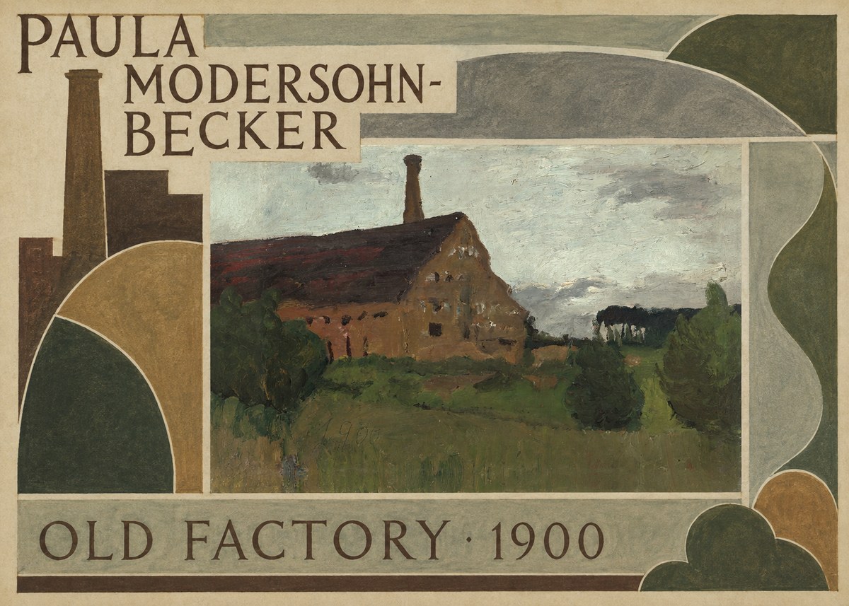 Paula Modersohn-Becker Old Factory No6 - Plakat