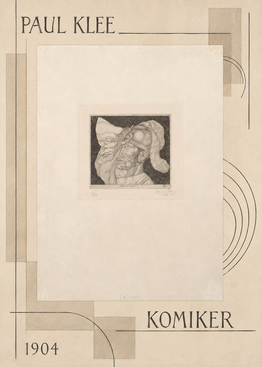 Paul Klee Komiker No2 - Plakat