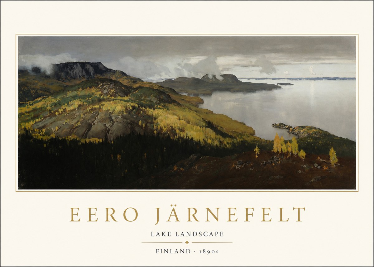 Eero Järnefelt Lake Landscape No1 - Plakat