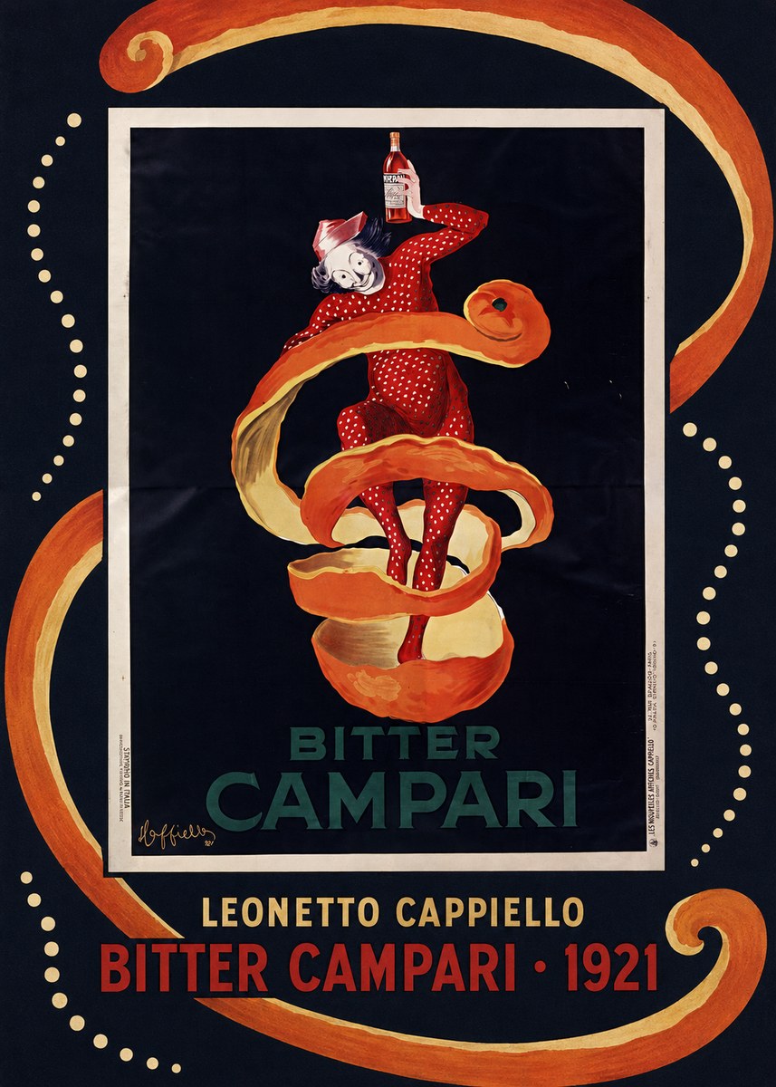 Leonetto Cappiello Bitter Campari I No6 - Plakat