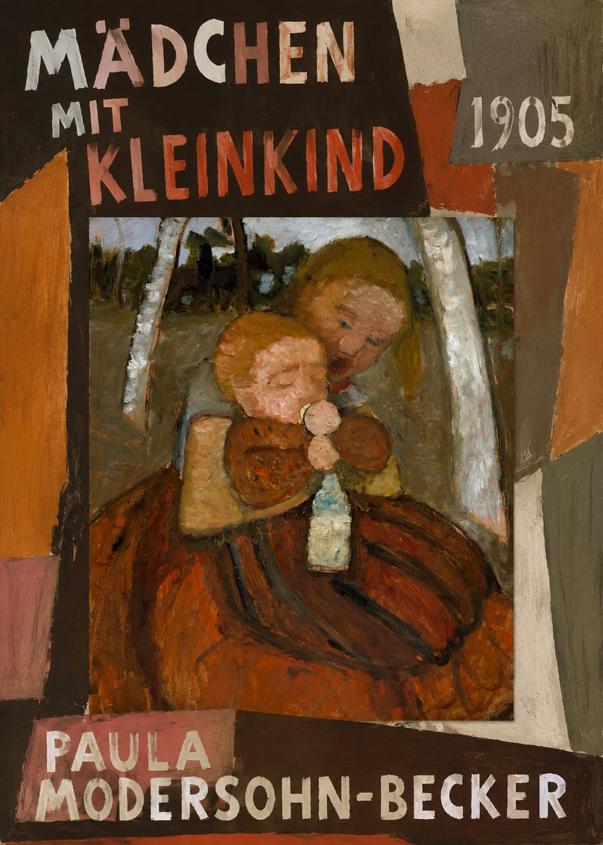 Paula Modersohn-Becker Mädchen Mit Kleinkind I No2 - Plakat