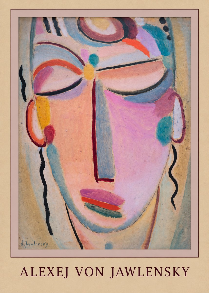 Alexej von Jawlensky Mystic Head No4 - Plakat
