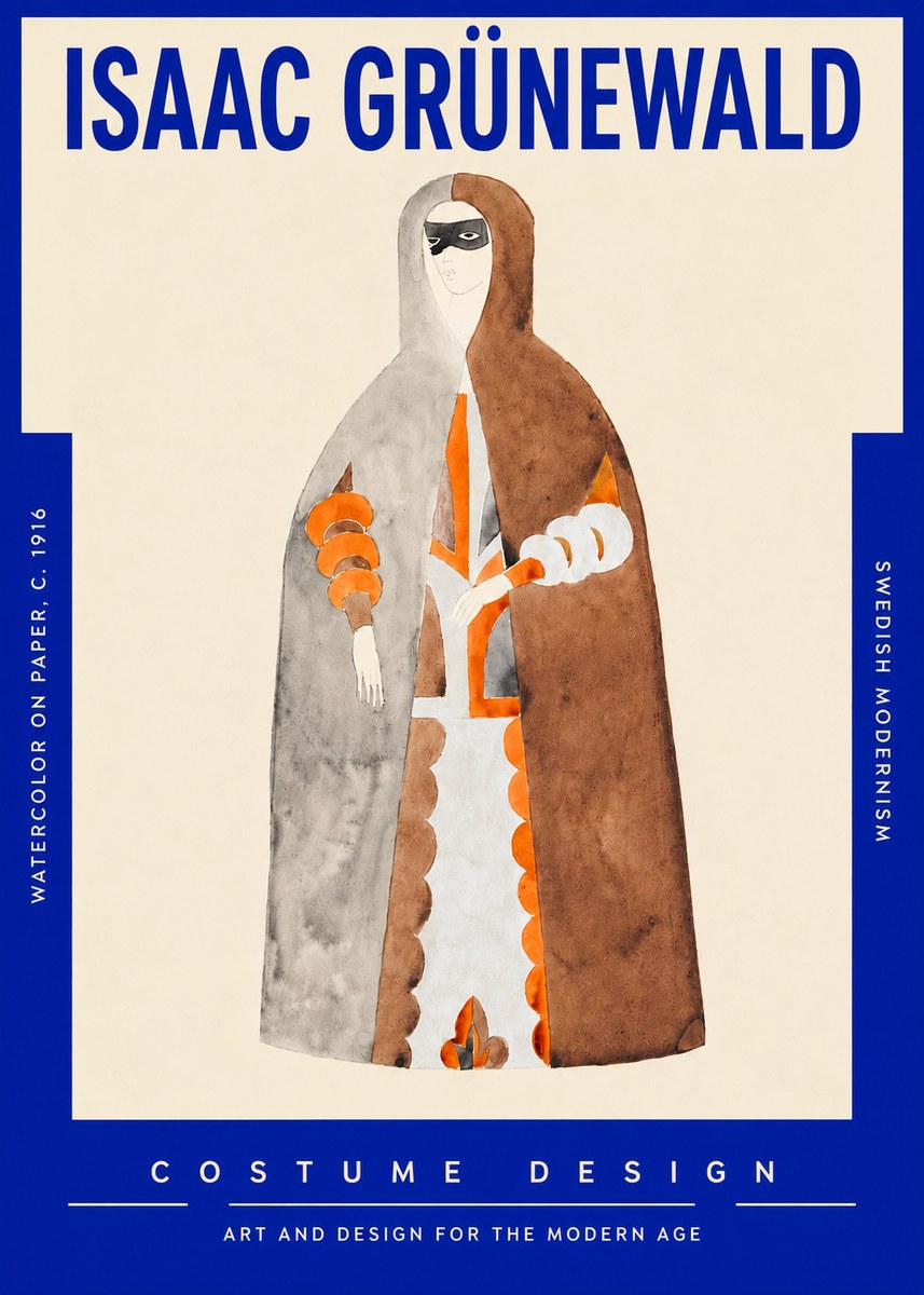 Isaac Grünewald Costume Design VI No4 - Plakat