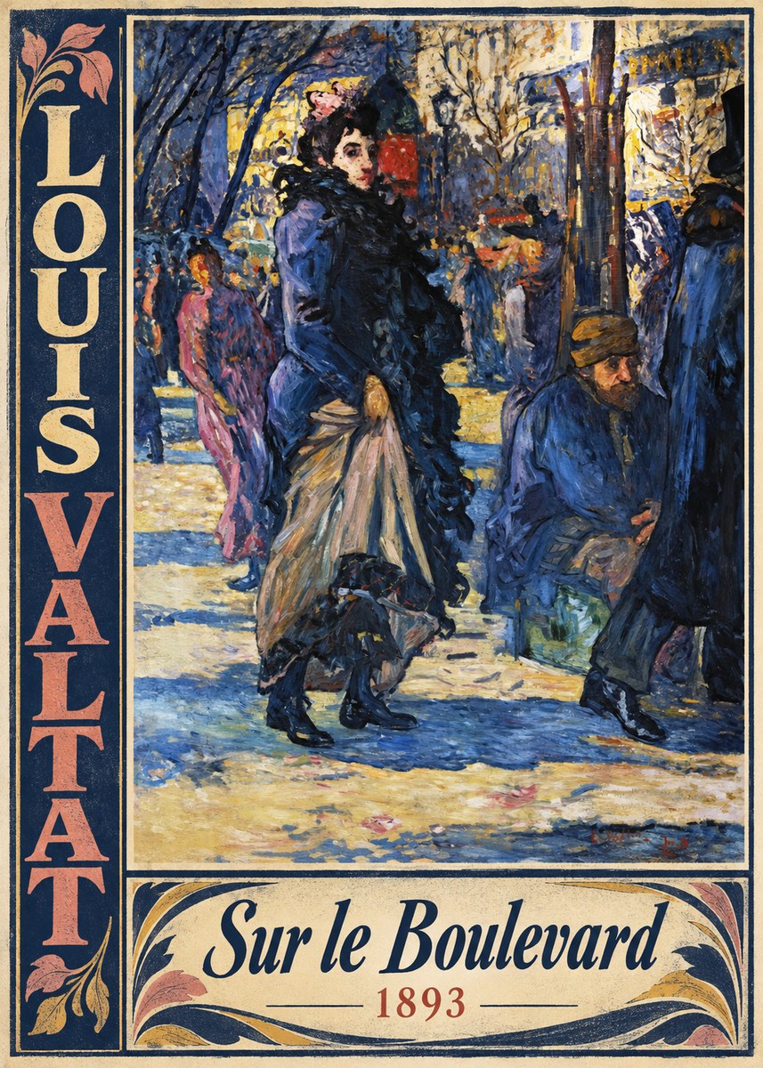 Louis Valtat Sur Le Boulevard No3 - Plakat