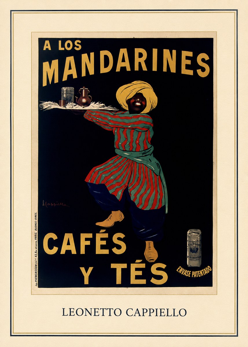 Leonetto Cappiello A Los Mandarines No4 - Plakat