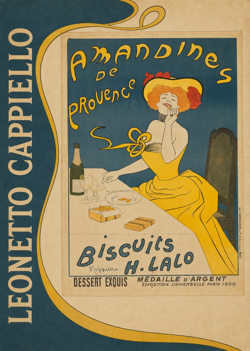 Leonetto Cappiello Amandines De Provence Biscuits H. Lalo II No2 - Plakat