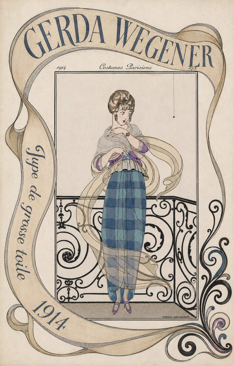 Gerda Wegener Jupe De Grosse Toile No5 - Plakat