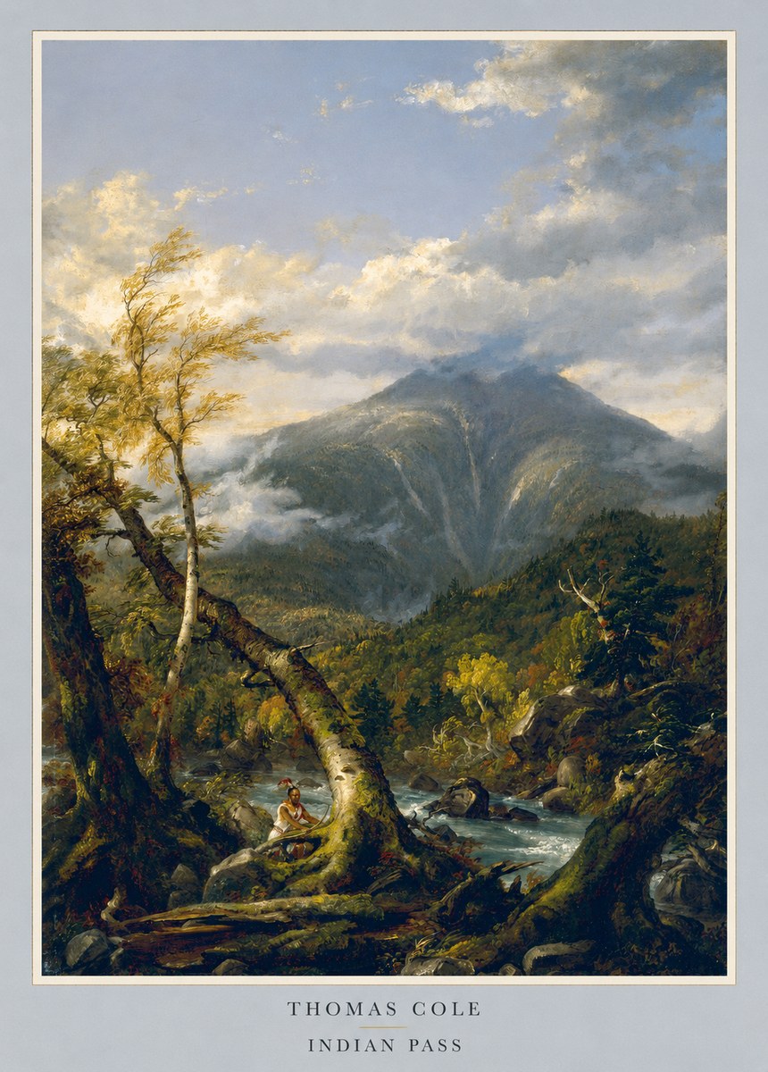 Thomas Cole Indian Pass I No3 - Plakat