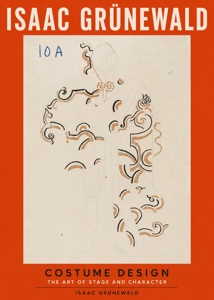 Isaac Grünewald Costume Design VIII No3 - Plakat