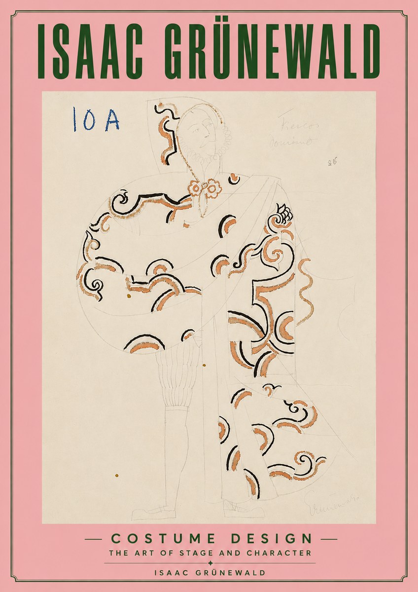 Isaac Grünewald Costume Design VIII No5 - Plakat