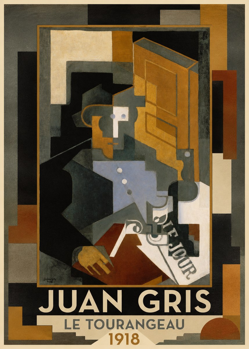 Juan Gris Le Tourangeau No1 - Plakat