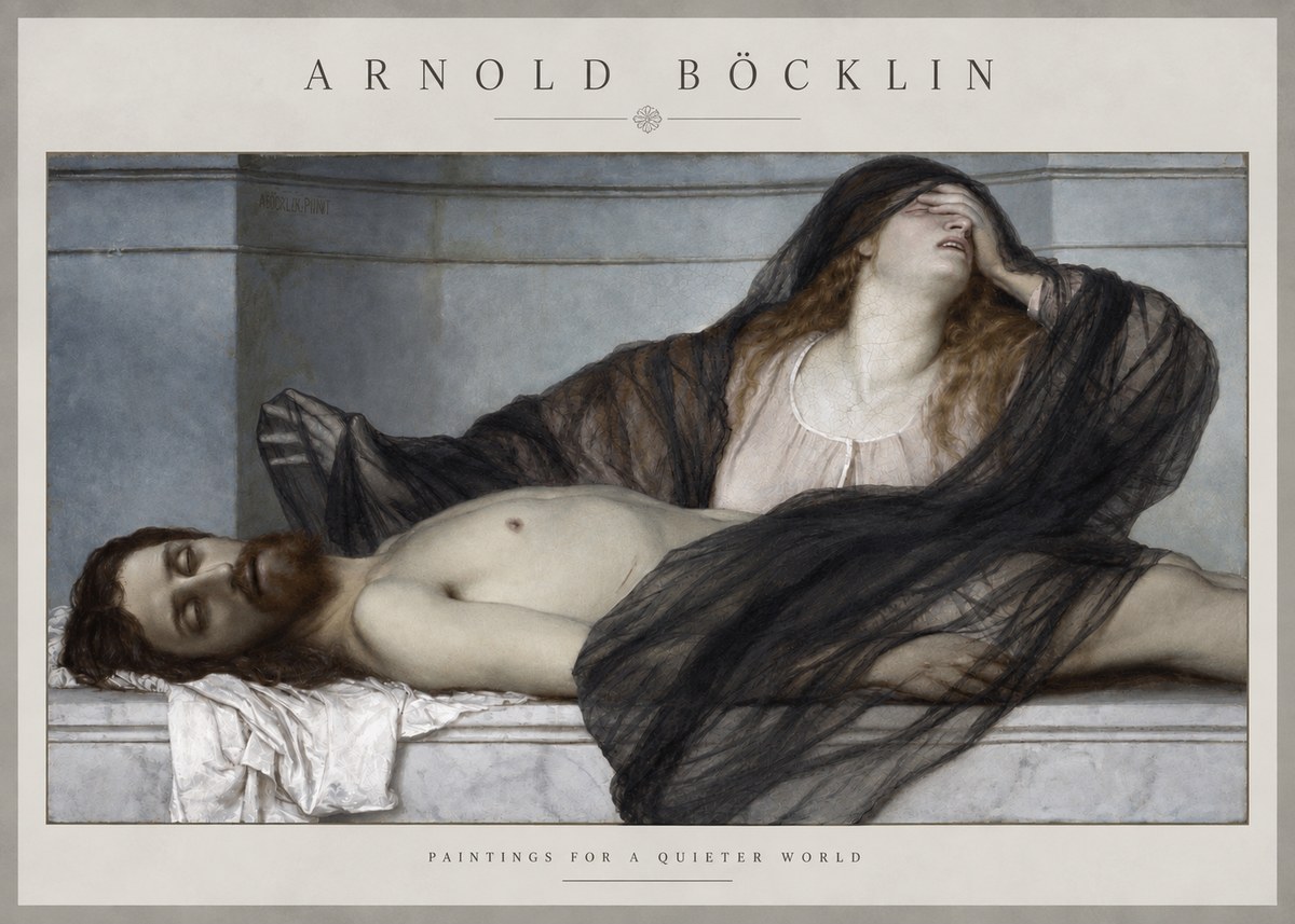 Arnold Böcklin Marie Magdalene No3 - Plakat