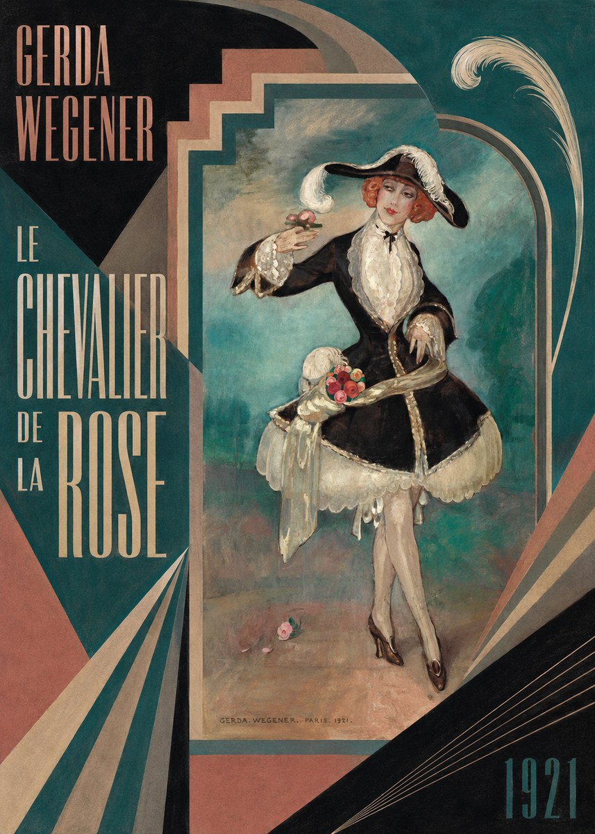 Gerda Wegener Le Chevalier De La Rose No5 - Plakat