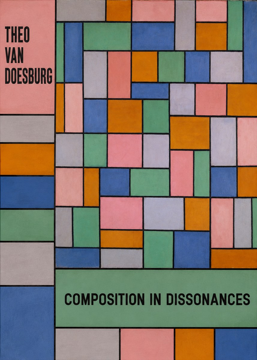 Theo van Doesburg Composition in Dissonances No5 - Plakat