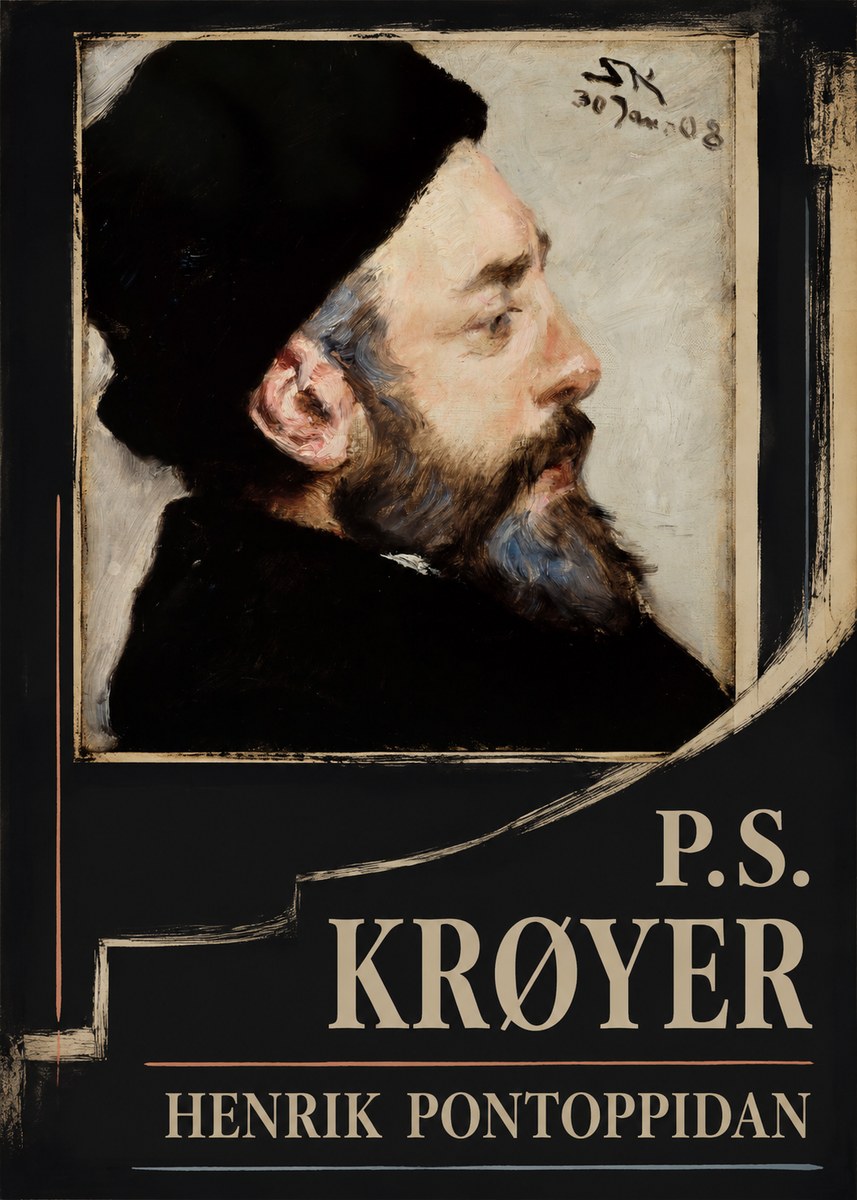 P.S. Krøyer Henrik Pontoppidan No3 - Plakat