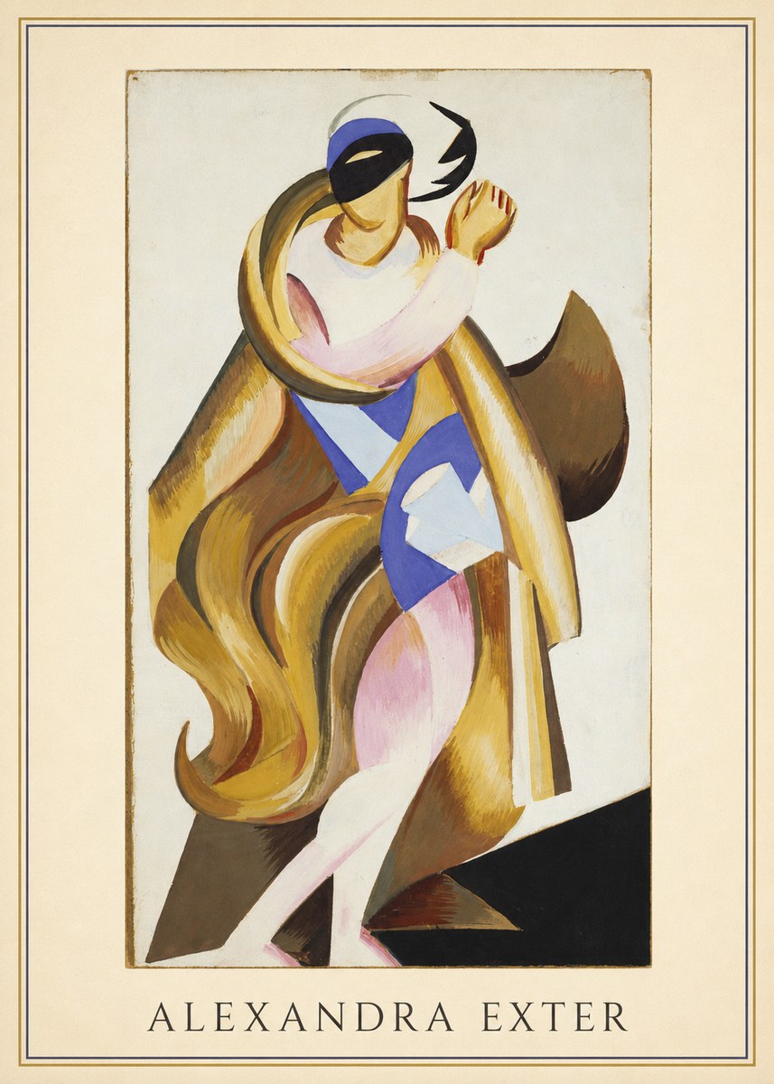 Alexandra Exter Art Deco Figure No3 - Plakat
