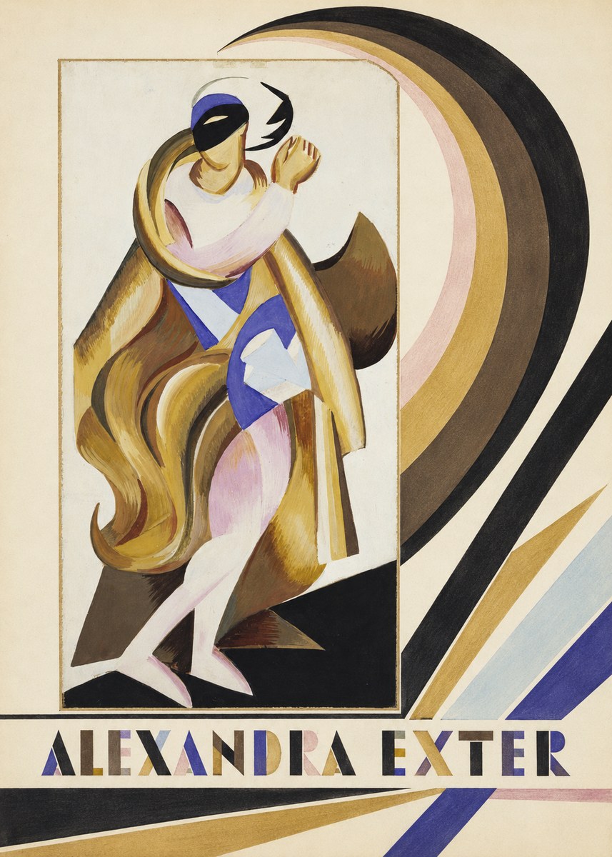 Alexandra Exter Art Deco Figure No4 - Plakat