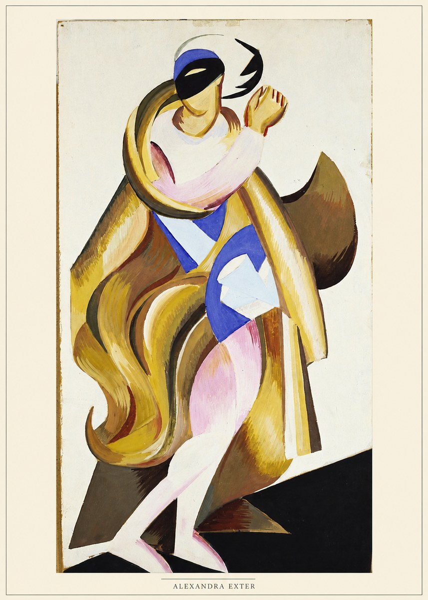 Alexandra Exter Art Deco Figure No6 - Plakat