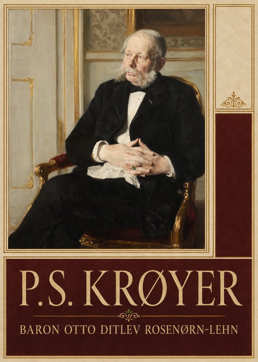 P.S. Krøyer Baron Otto Ditlev Rosenørn-lehn No5 - Plakat