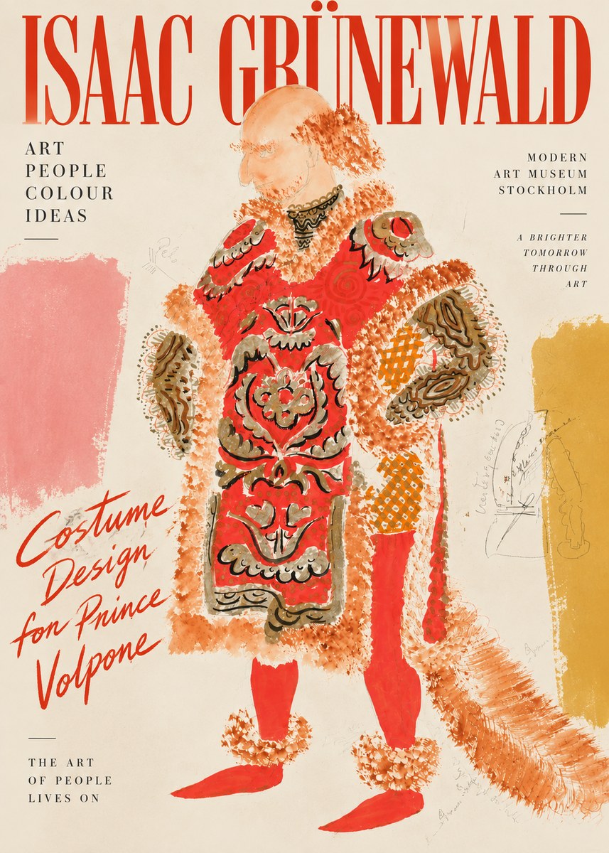 Isaac Grünewald Costume Design for a Theatre Production No4 - Plakat