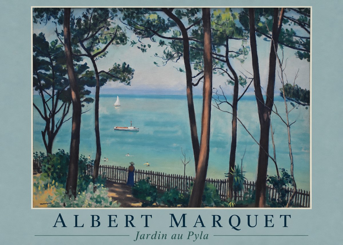 Albert Marquet Jardin Au Pyla No1 - Plakat