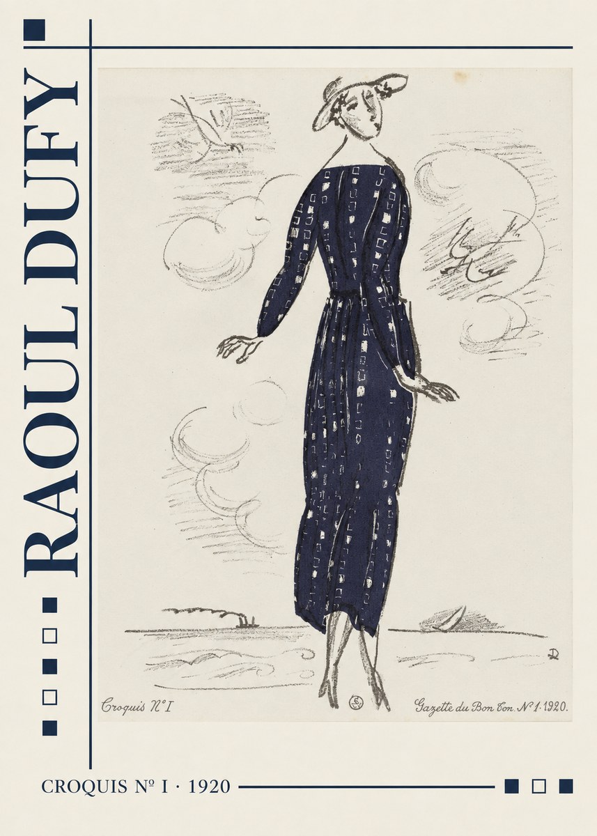 Raoul Dufy Croquis N° I · 1920 No2 - Plakat
