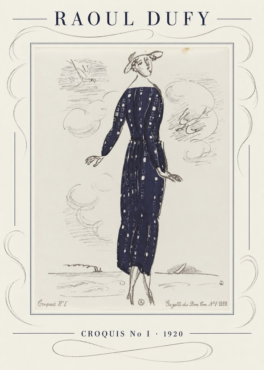 Raoul Dufy Croquis N° I · 1920 No3 - Plakat