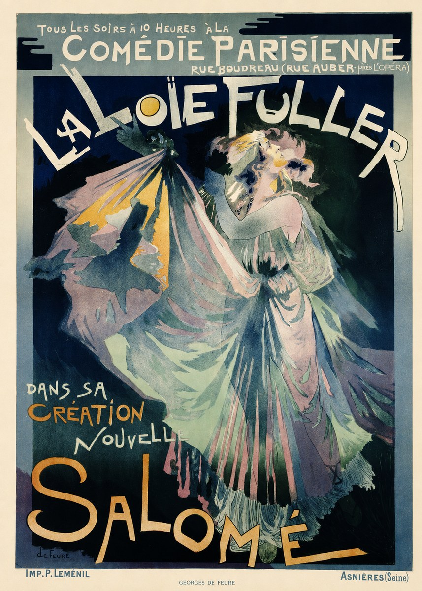 Georges de Feure La Loïe Fuller - Salomé I No6 - Plakat