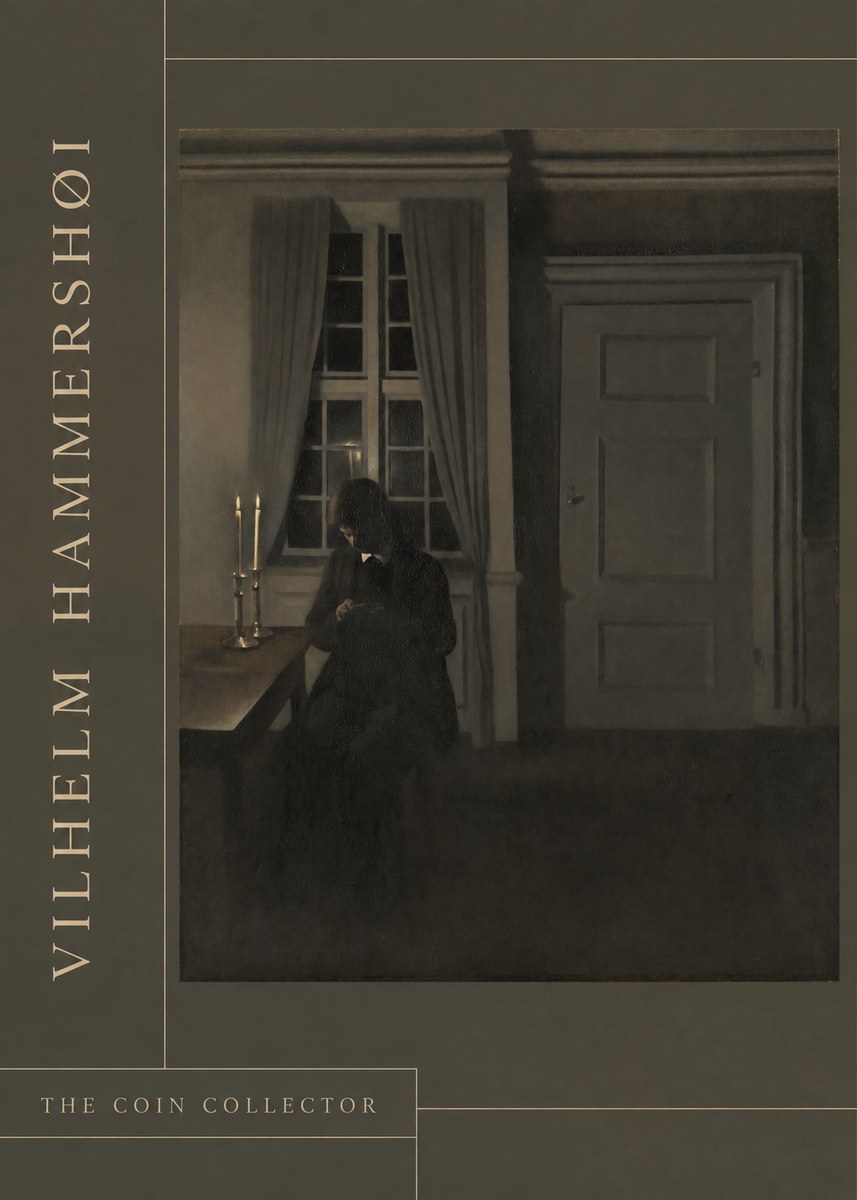 Vilhelm Hammershøi The Coin Collector No2 - Plakat