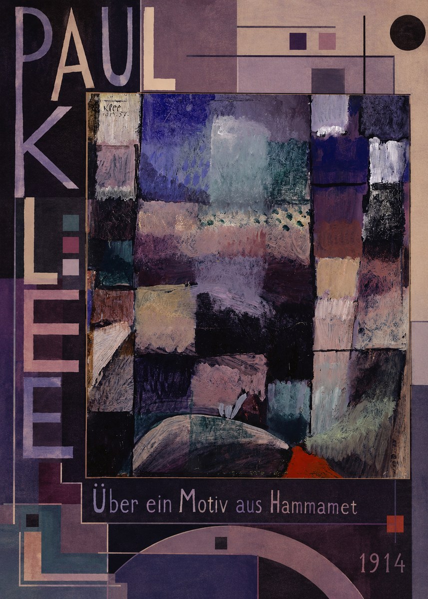 Paul Klee Über Ein Motiv Aus Hammamet No6 - Plakat