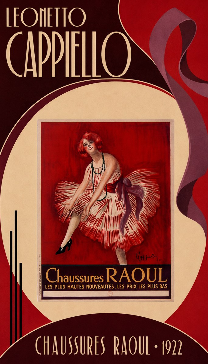 Leonetto Cappiello Chaussures Raoul No6 - Plakat