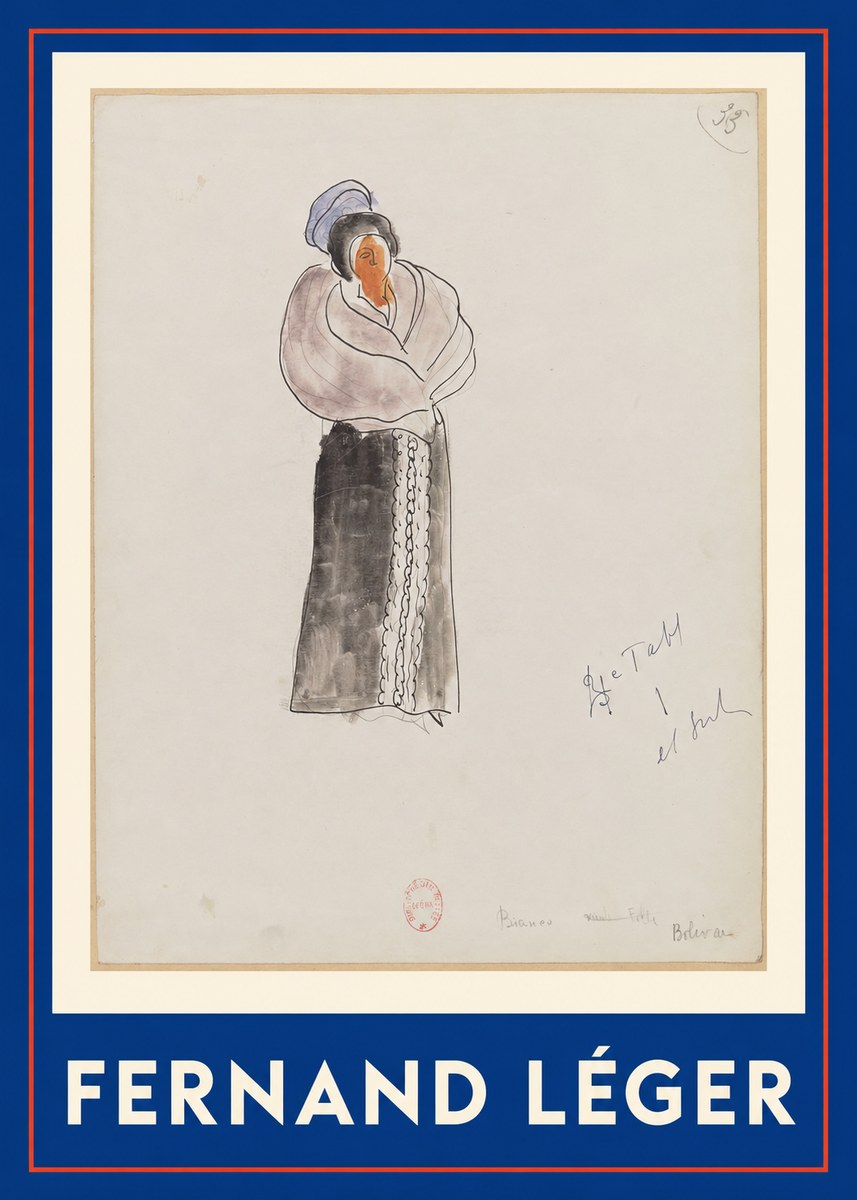 Fernand Léger Boliviana No1 - Plakat