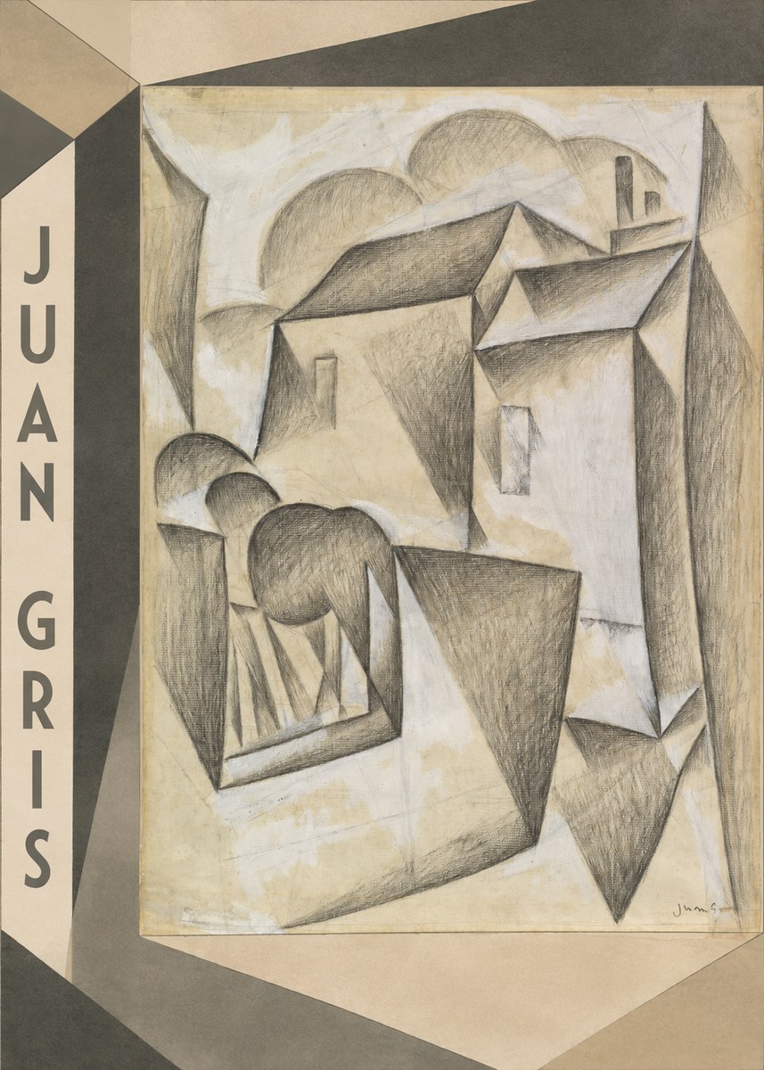 Juan Gris Houses in Paris No2 - Plakat