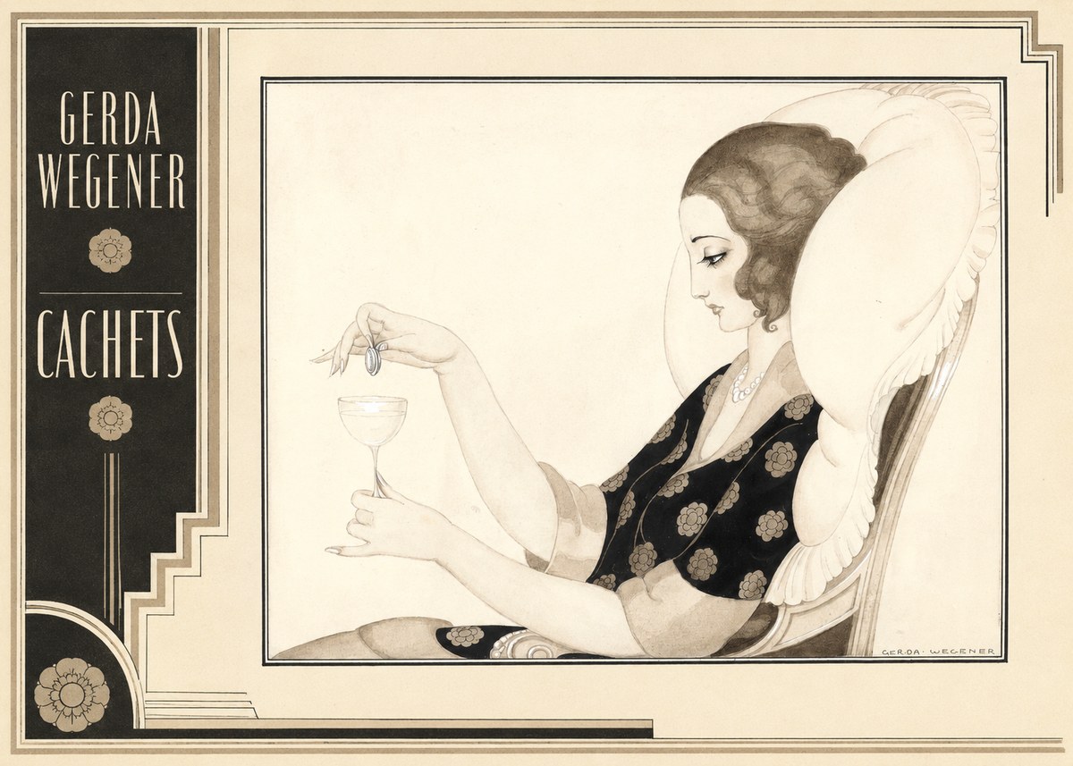 Gerda Wegener Cachets No2 - Plakat