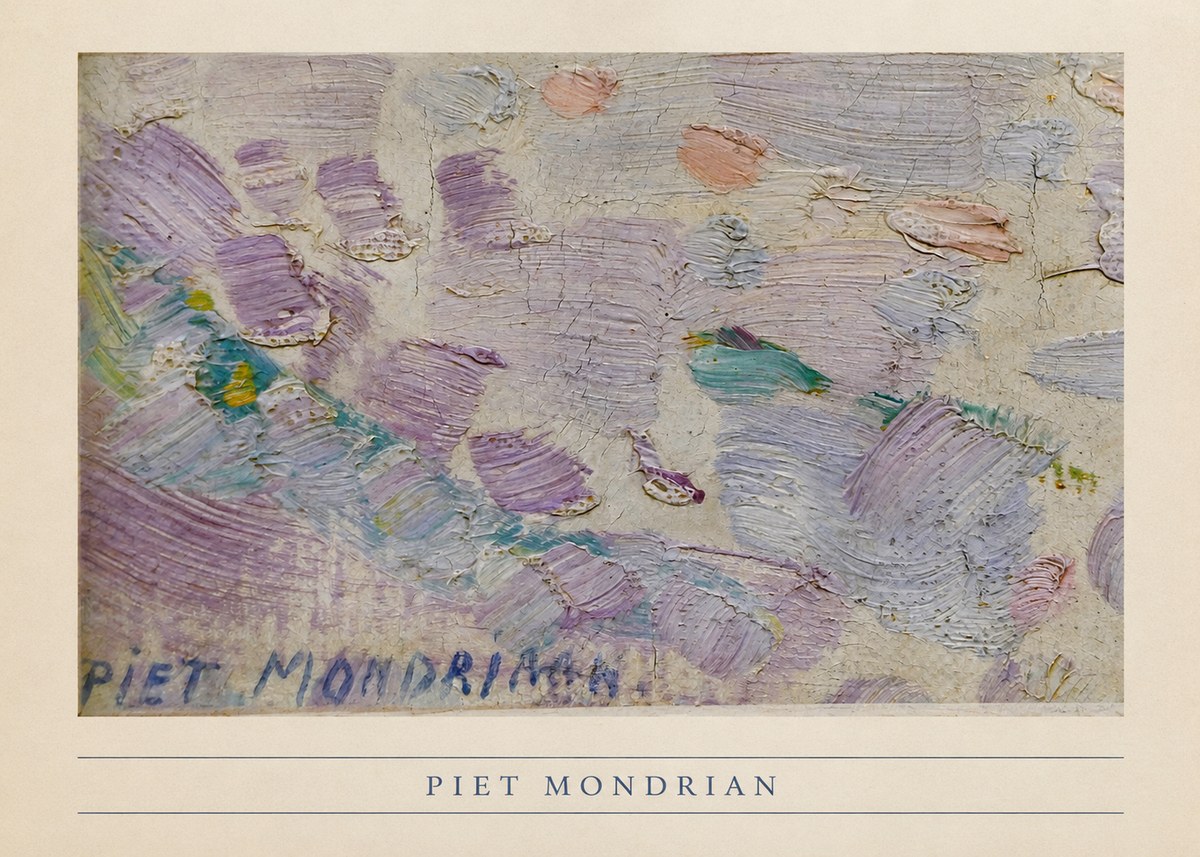 Piet Mondrian Abstract Composition No4 - Plakat