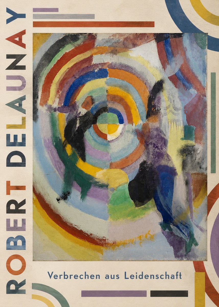 Robert Delaunay Verbrechen Aus Leidenschaft No2 - Plakat