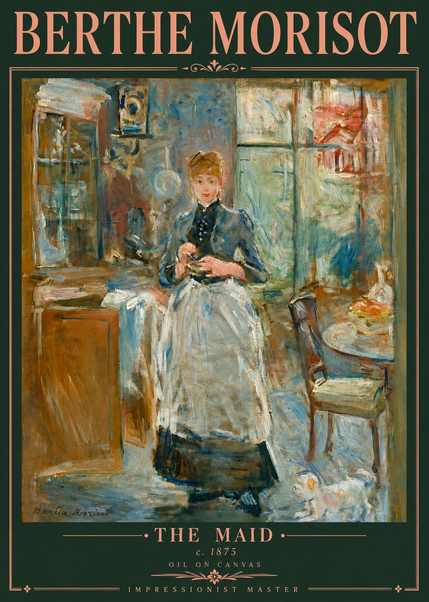 Berthe Morisot The Maid No5 - Plakat