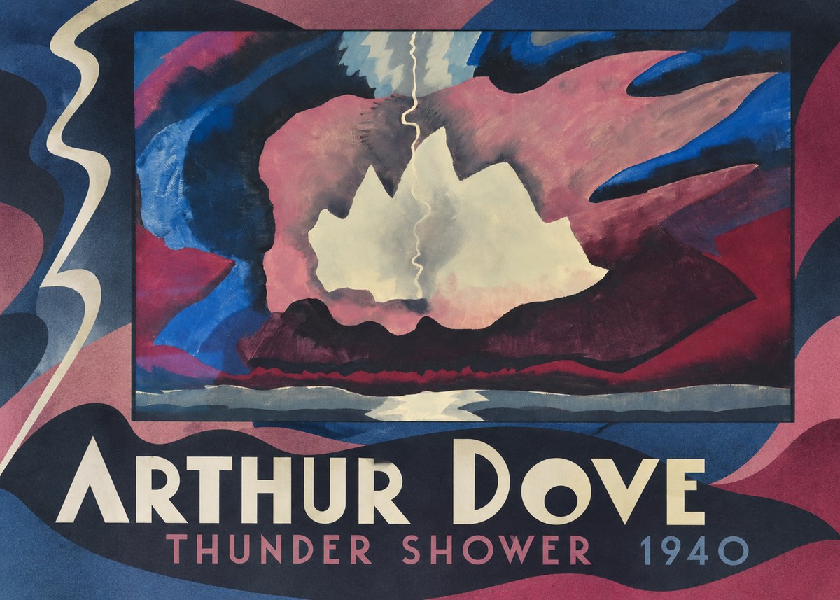 Arthur Dove Thunder Shower No2 - Plakat
