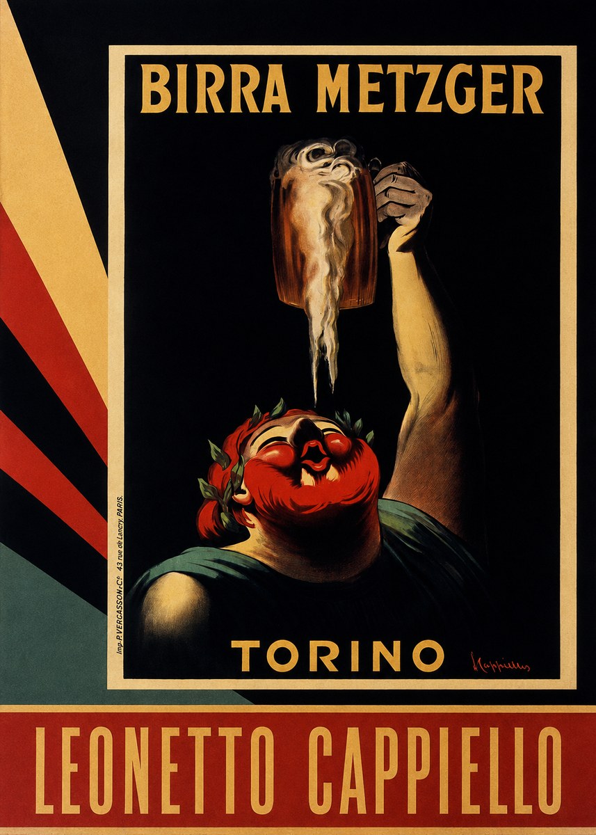 Leonetto Cappiello Birra Metzger No4 - Plakat