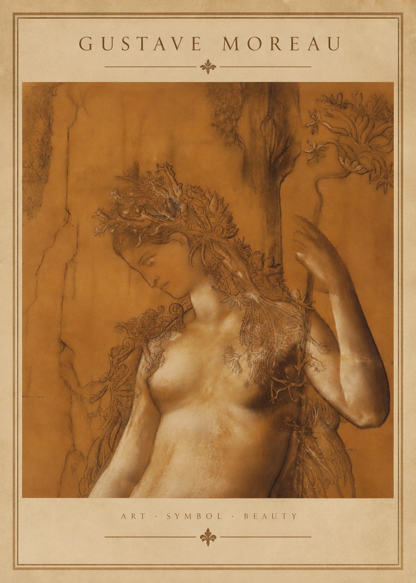 Gustave Moreau Daphne No4 - Plakat