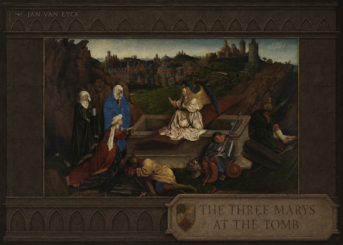 Jan van Eyck The Three Marys at the Tomb No3 - Plakat