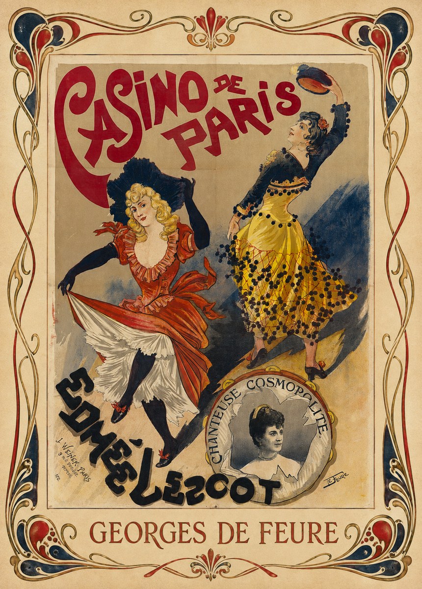 Georges de Feure Edmée Lescot No1 - Plakat