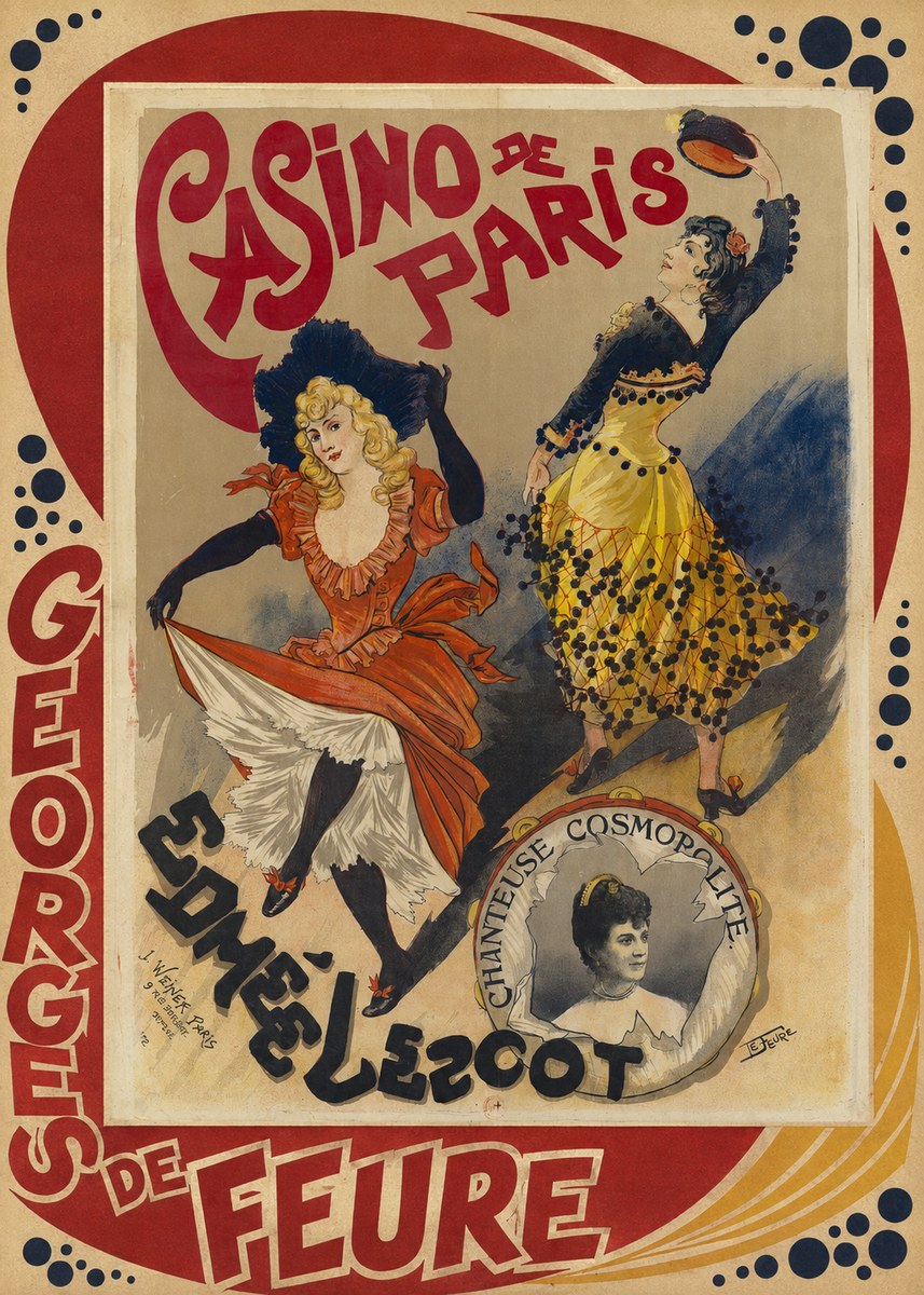 Georges de Feure Edmée Lescot No4 - Plakat