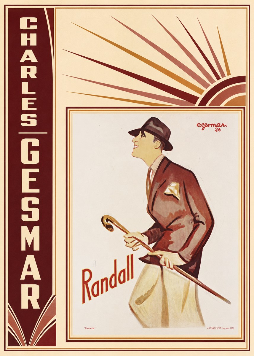 Charles Gesmar Randall II No3 - Plakat