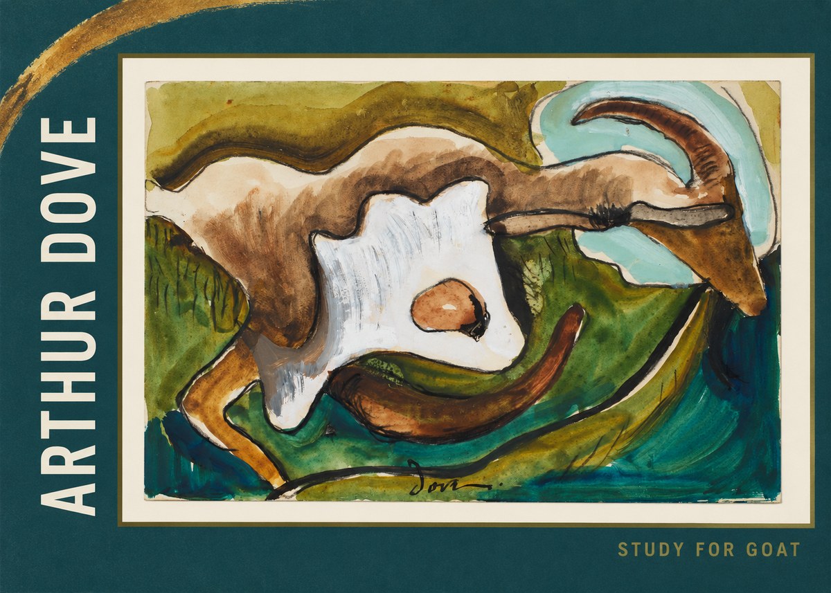 Arthur Dove Study for Goat No2 - Plakat