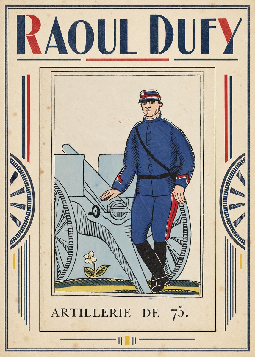 Raoul Dufy Artillerie De 75. No1 - Plakat
