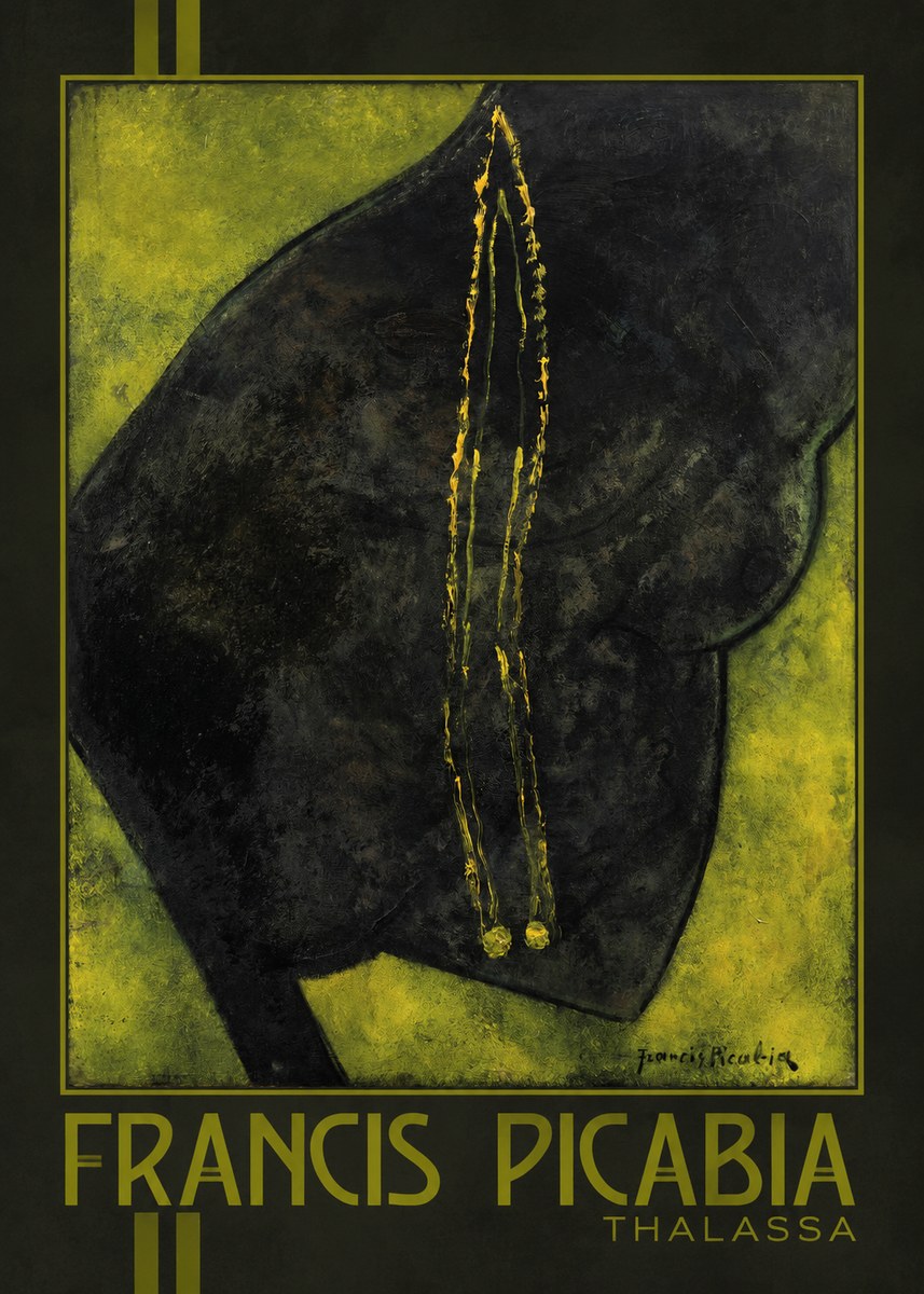Francis Picabia Thalassa No1 - Plakat