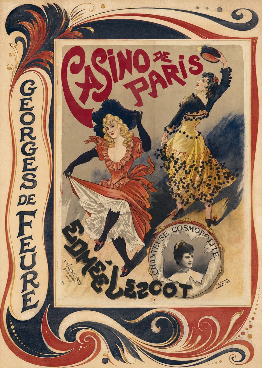 Georges de Feure Edmée L'escot No2 - Plakat