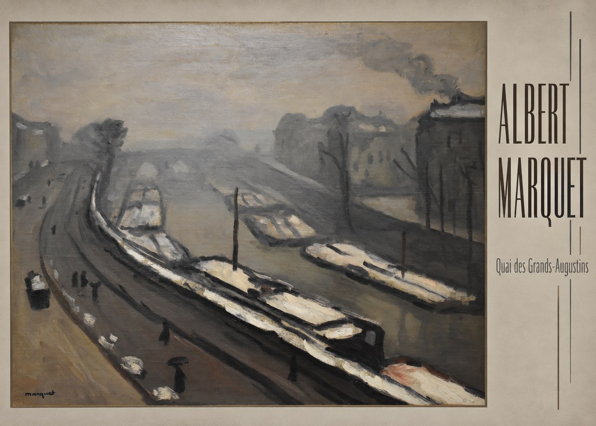 Albert Marquet Quai Des Grands-augustins No3 - Plakat