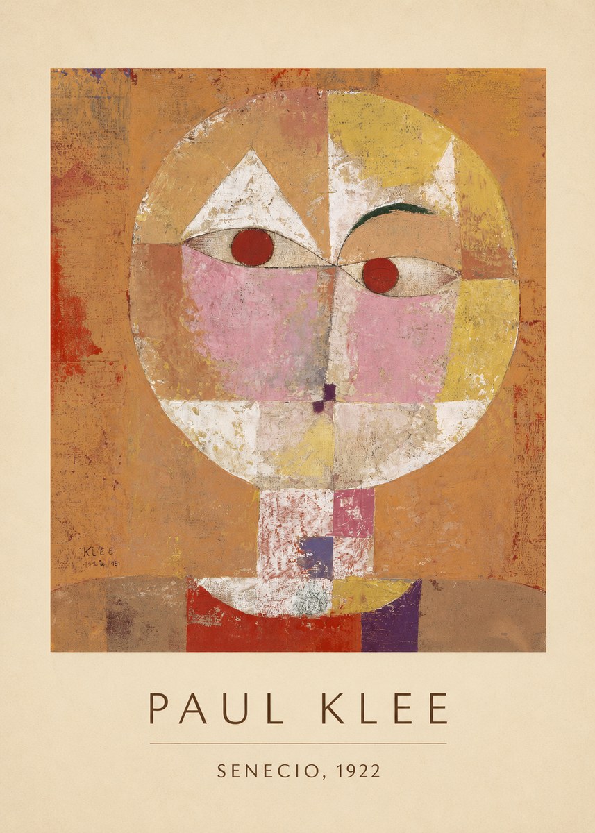 Paul Klee Senecio No3 - Plakat